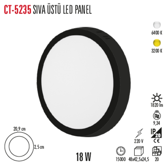 CT-5235%20SIVA%20ÜSTÜ%20LED%20PANEL