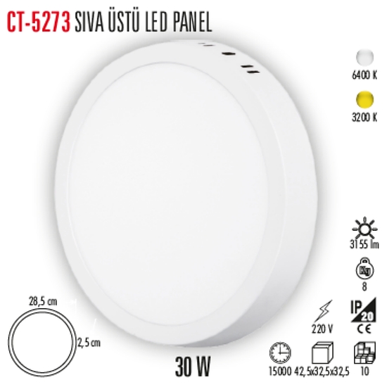 CT-5273%20SIVA%20ÜSTÜ%20LED%20PANEL