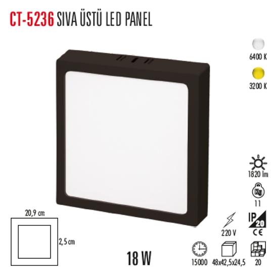 CT-5236 SIVA ÜSTÜ LED PANEL