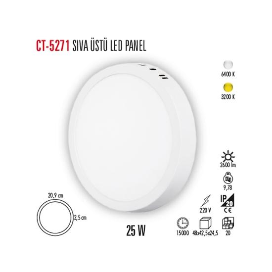 CT-5271 SIVA ÜSTÜ LED PANEL