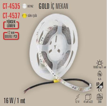 CT-4535  İÇ MEKAN ŞERİT LED 16W 1 MT