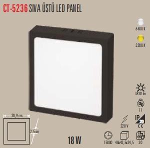 CT-5236 SIVA ÜSTÜ LED PANEL