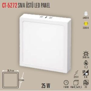 CT-5272 SIVA ÜSTÜ LED PANEL