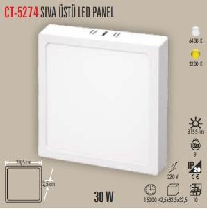 CT-5274 SIVA ÜSTÜ LED PANEL